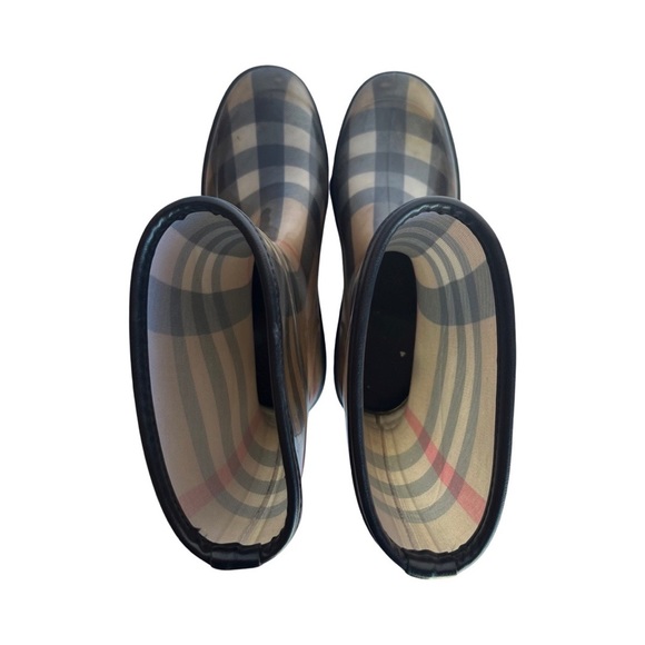 Burberry nova check rain boots size 38 - Picture 5 of 9
